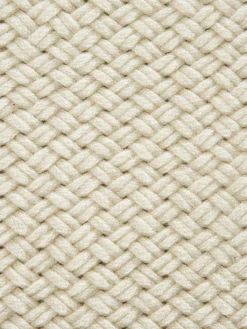 Aarbogen Woll-Teppich, White