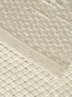Aarbogen Woll-Teppich, White