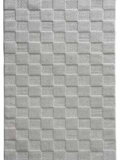 Alcanar Moderner Teppich, Silber