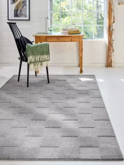 Alcanar Moderner Teppich, Silber