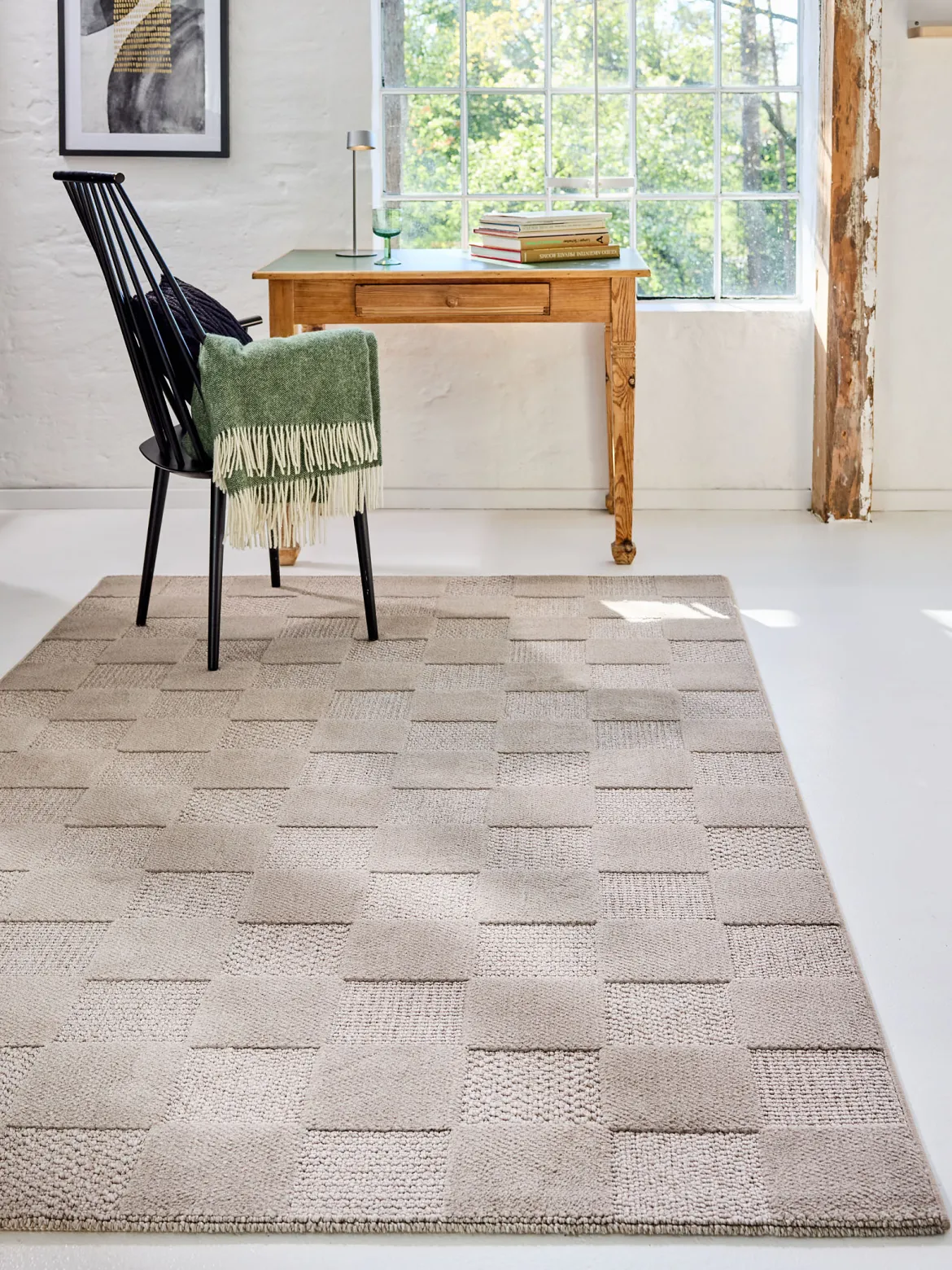 Alcanar Moderner Teppich, Taupe
