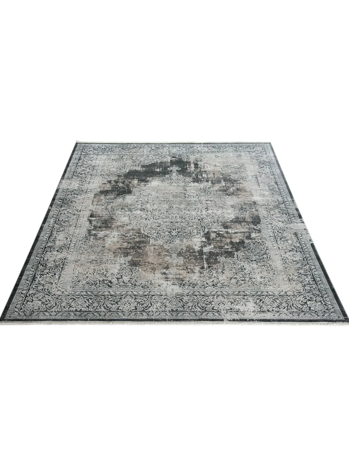 Alessandria Vintage-Teppich, Silber