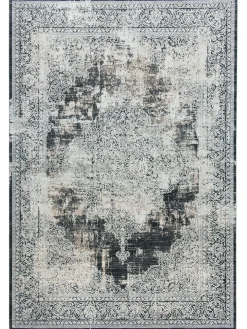 Alessandria Vintage-Teppich, Silber