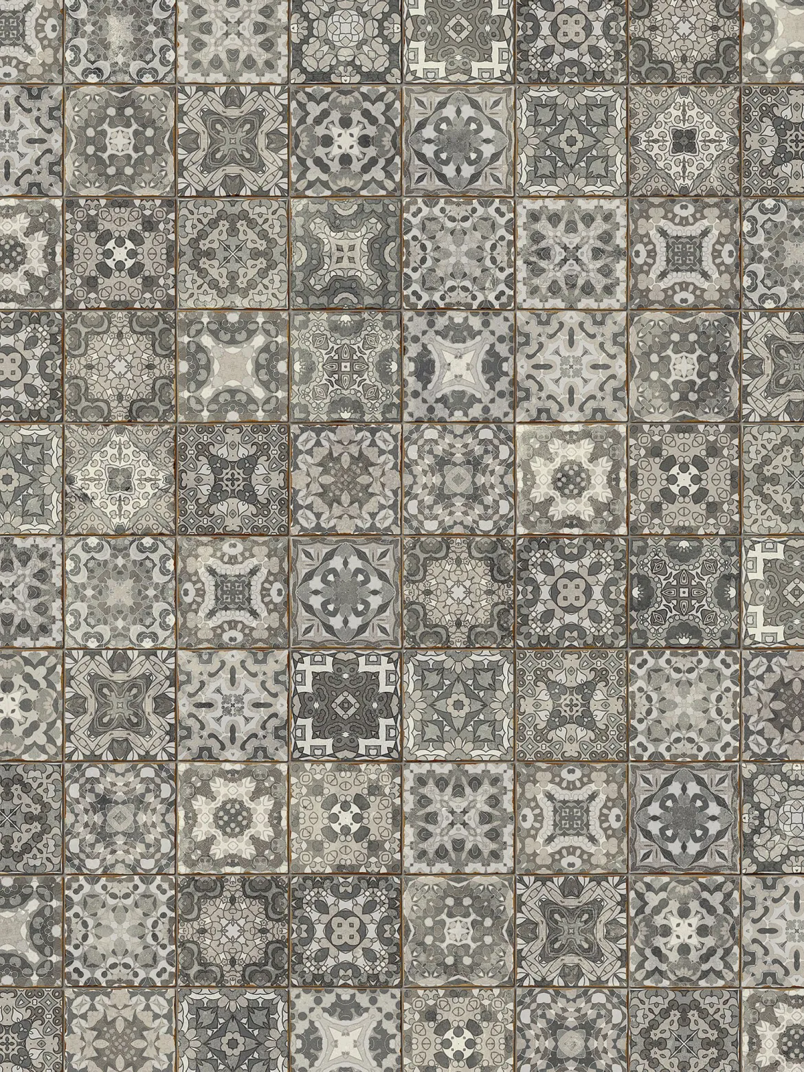 Almeria Vinyl-Rollenware, Antique Grey 370M