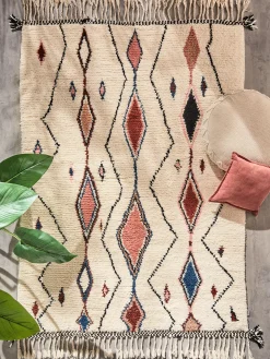 Amalou Berber-Teppich, Creme