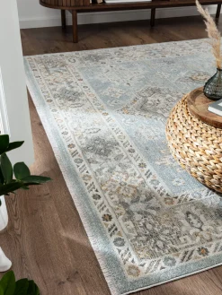 Amarat Vintage-Teppich, Azur