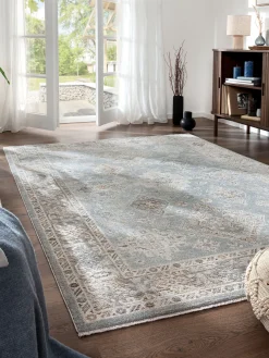 Amarat Vintage-Teppich, Azur