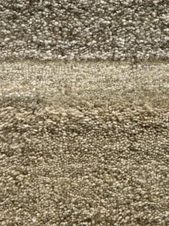 Amarha Woll-Teppich, Sand Grey