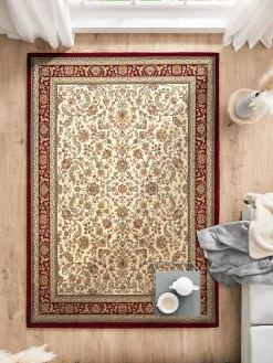 Amasra Orient-Teppich, Beige/Rot