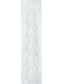 Amina Flächenvorhang, Creme/Grün
