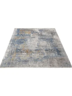 Ampelia Vintage-Teppich, Vintage Blau
