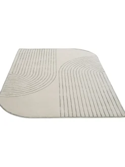 Aranova Moderner Teppich, Offwhite