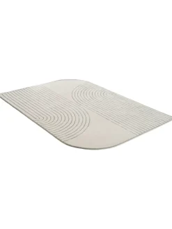 Aranova Moderner Teppich, Offwhite