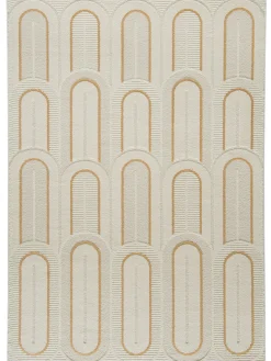 Arc Moderner Teppich, Creme