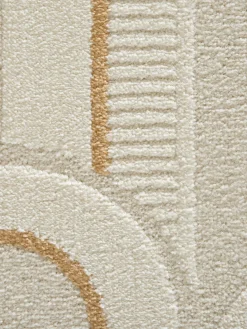 Arc Moderner Teppich, Creme