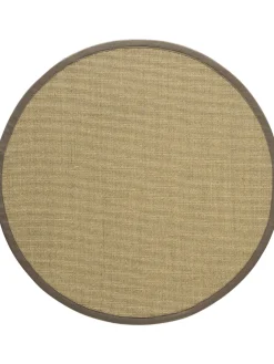 Aruba Colour Sisal-Teppich, Kiesel
