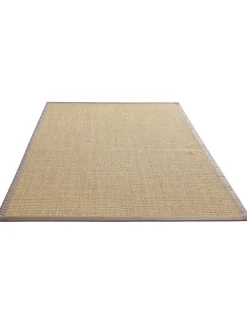 Aruba Colour Sisal-Teppich, Kiesel