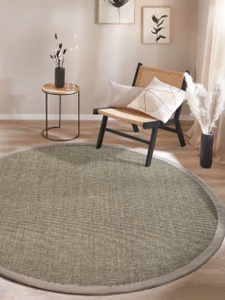 Aruba Colour Sisal-Teppich, Steingrau
