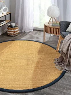 Aruba Nature Sisal-Teppich, Dunkelblau