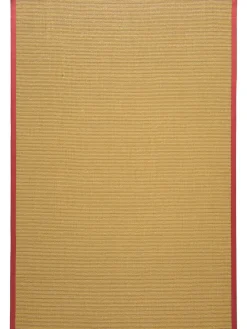 Aruba Nature Sisal-Teppich, Fuchsia