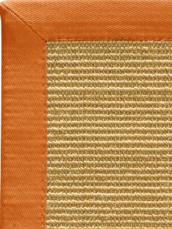 Aruba Nature Sisal-Teppich, Orange