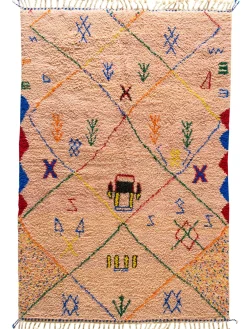 Azilal ca. 240 x 304 cm, Unikat / Einzelstück