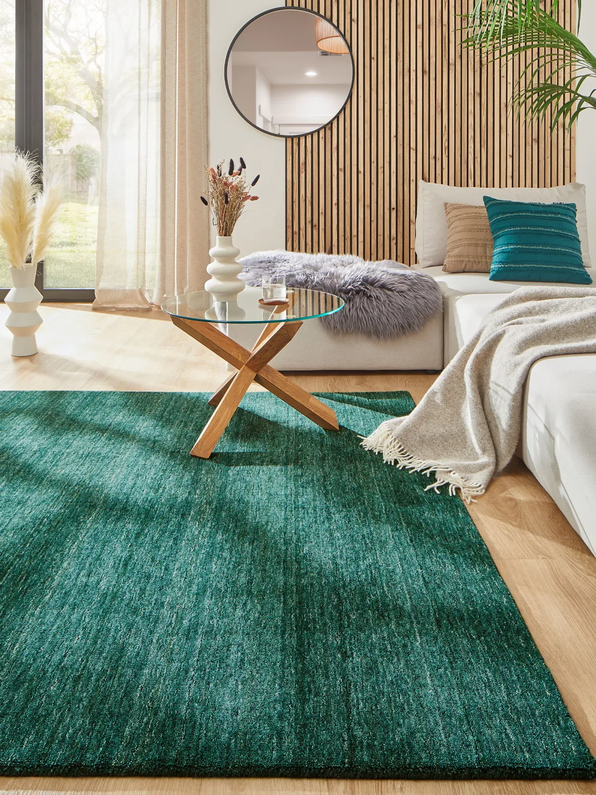 Barwala Woll-Teppich, Forest Green