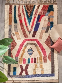 Baya Berber-Teppich, Creme