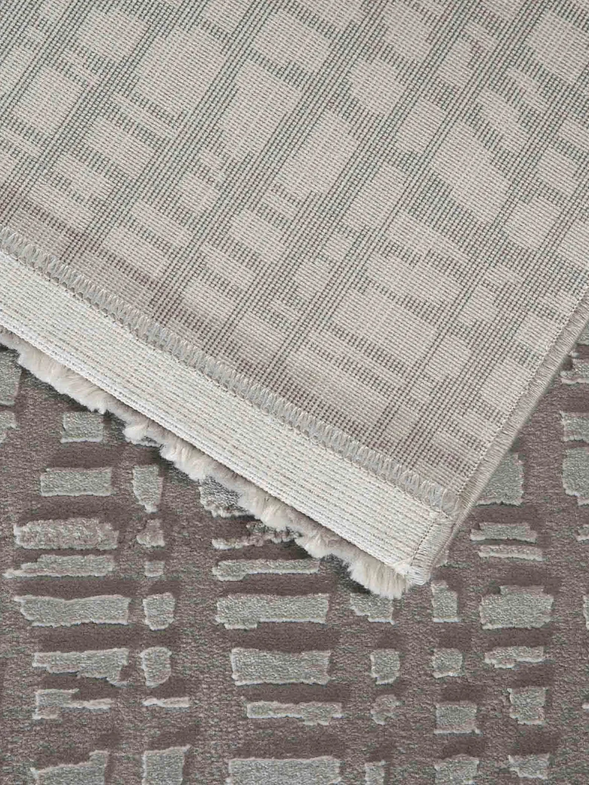 Bayonne Moderner Teppich, Silber