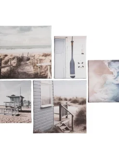 Beachlife Leinwand Druck, Blau
