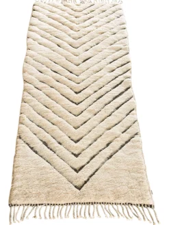 Beni Ourain ca. 98 x 372 cm, Unikat / Einzelstück