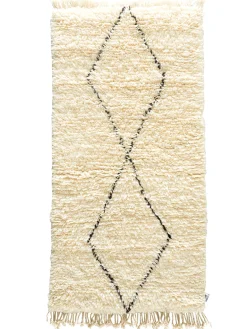 Beni Ourain ca. 70 x 140 cm, Unikat / Einzelstück