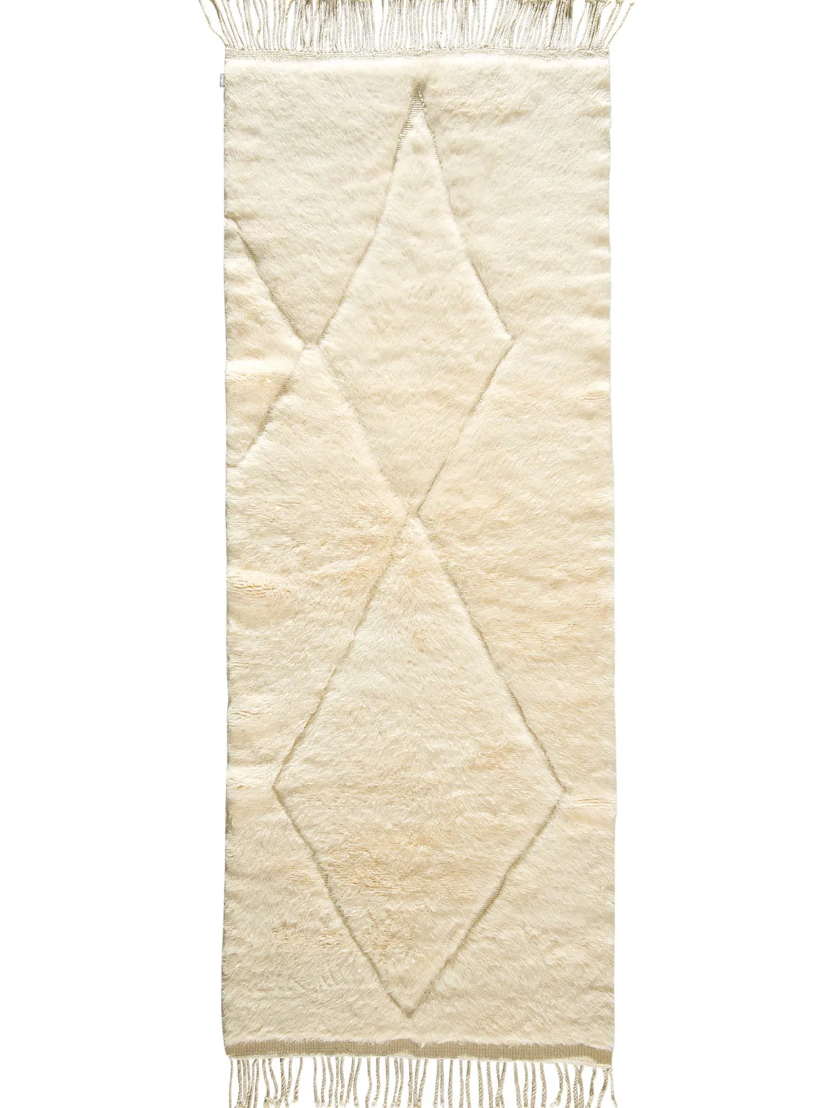 Beni Ourain ca. 110 x 290 cm, Unikat / Einzelstück