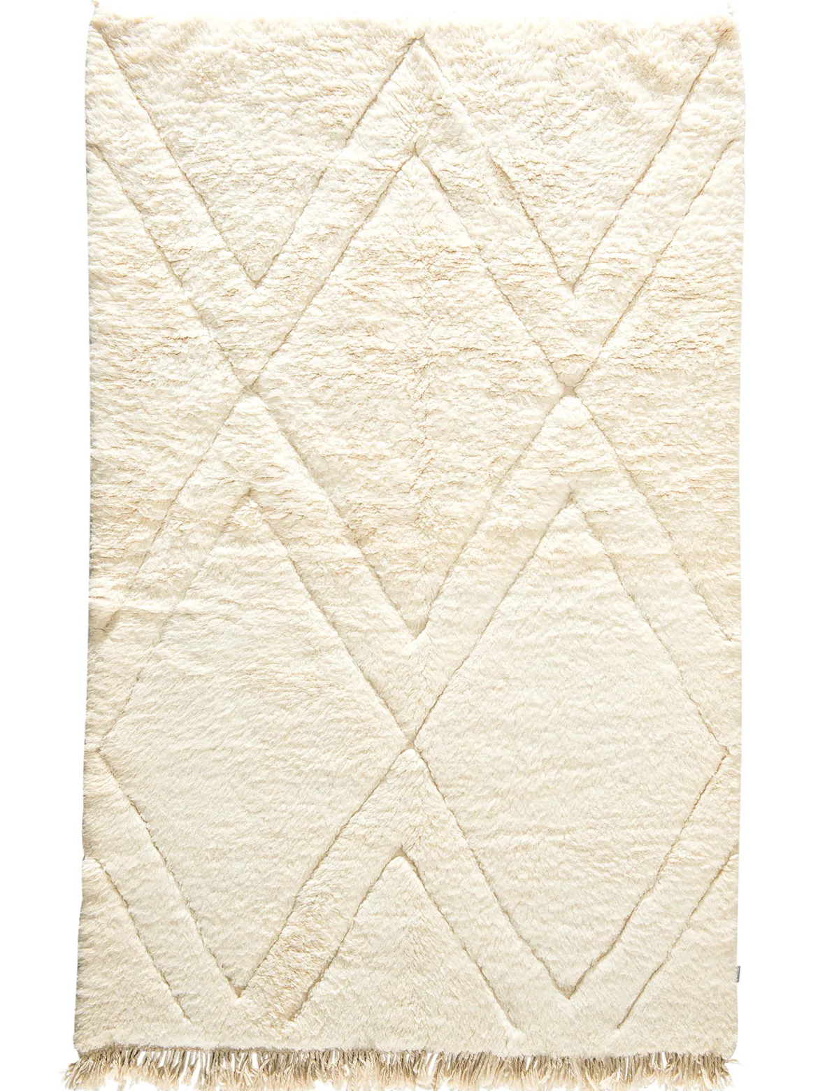 Beni Ourain ca. 154 x 246 cm, Unikat / Einzelstück