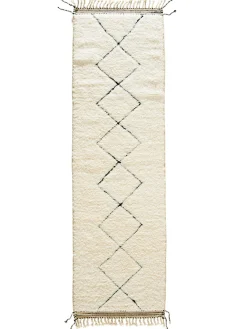 Beni Ourain ca. 89 x 313 cm, Unikat / Einzelstück