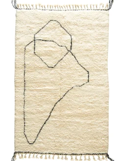 Beni Ourain ca. 156 x 242 cm, Unikat / Einzelstück