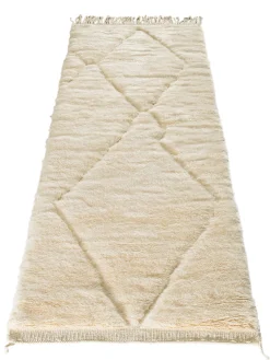 Beni Ourain ca. 96 x 354 cm, Unikat / Einzelstück