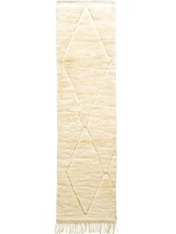 Beni Ourain ca. 96 x 354 cm, Unikat / Einzelstück