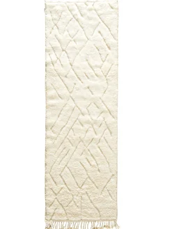 Beni Ourain ca. 83 x 250 cm, Unikat / Einzelstück