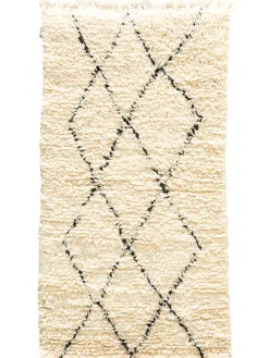 Beni Ourain ca. 68 x 126 cm, Unikat / Einzelstück