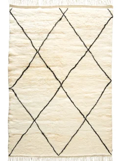 Beni Ourain ca. 210 x 313 cm, Unikat / Einzelstück