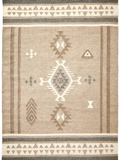 Berga Flachgewebe-Teppich, Light Brown