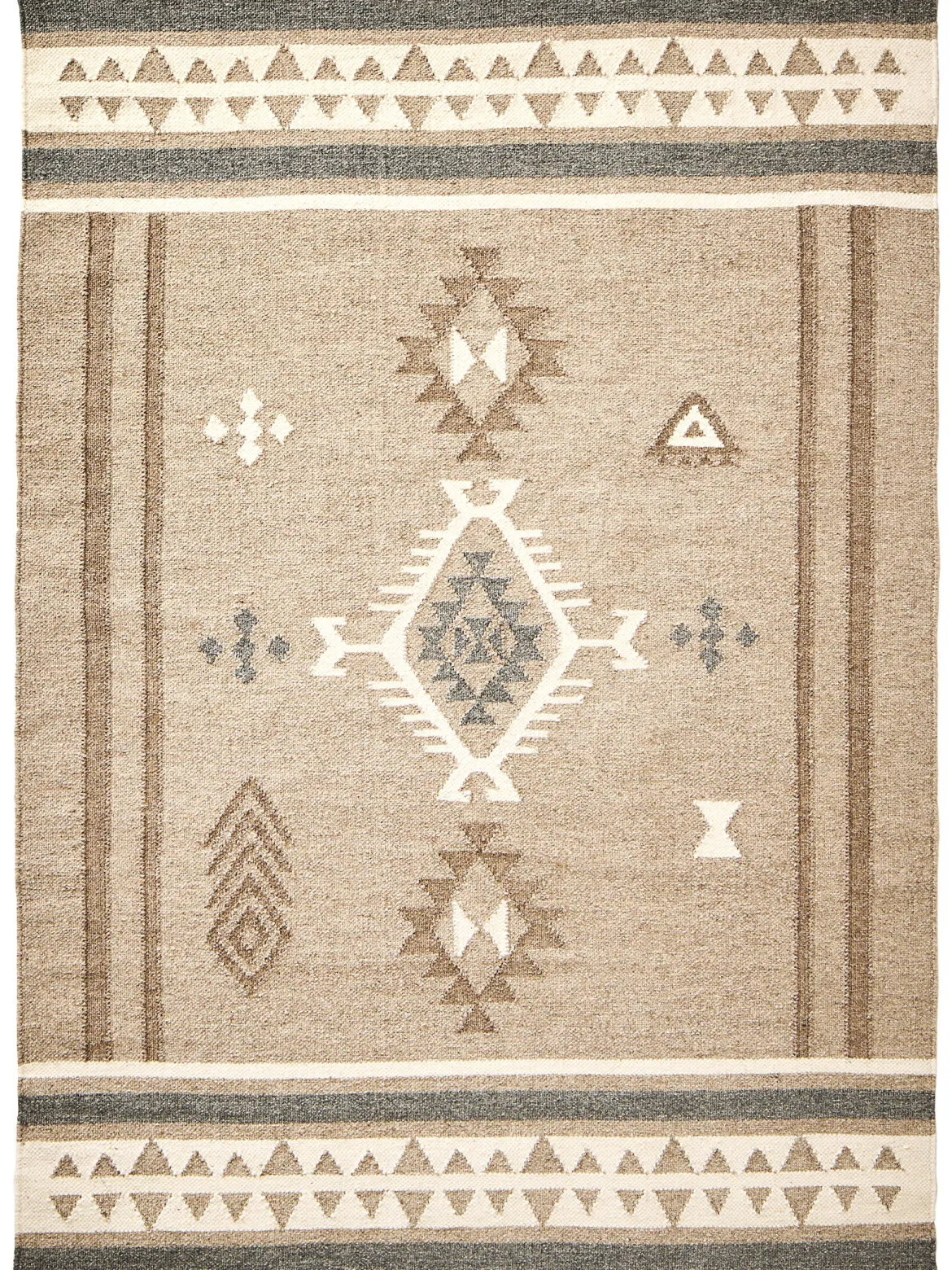Berga Flachgewebe-Teppich, Light Brown