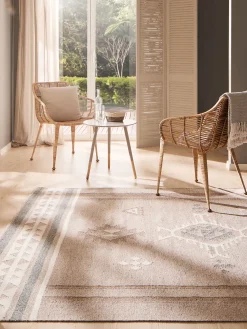 Berga Flachgewebe-Teppich, Light Brown