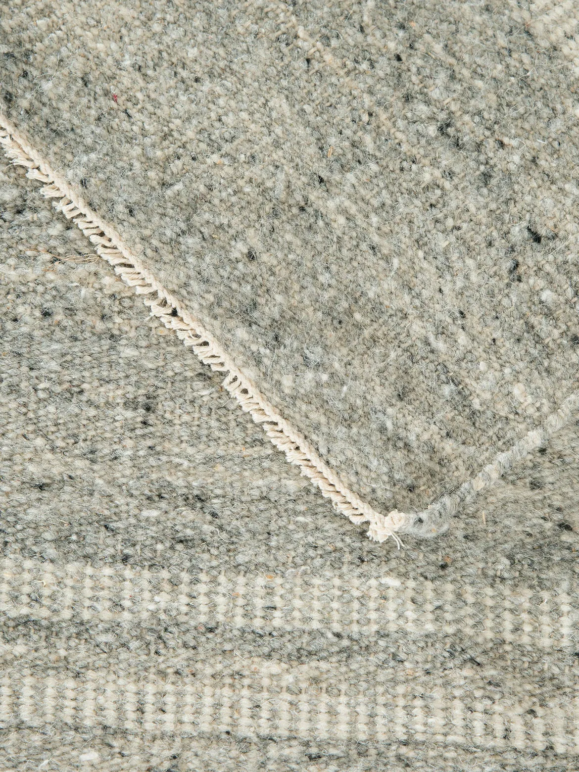 Bergsund Woll-Teppich, Grey Natural