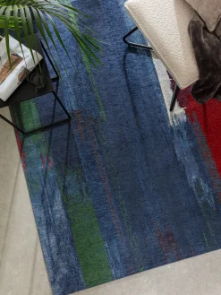 Beverston Vintage-Teppich, Multiblue
