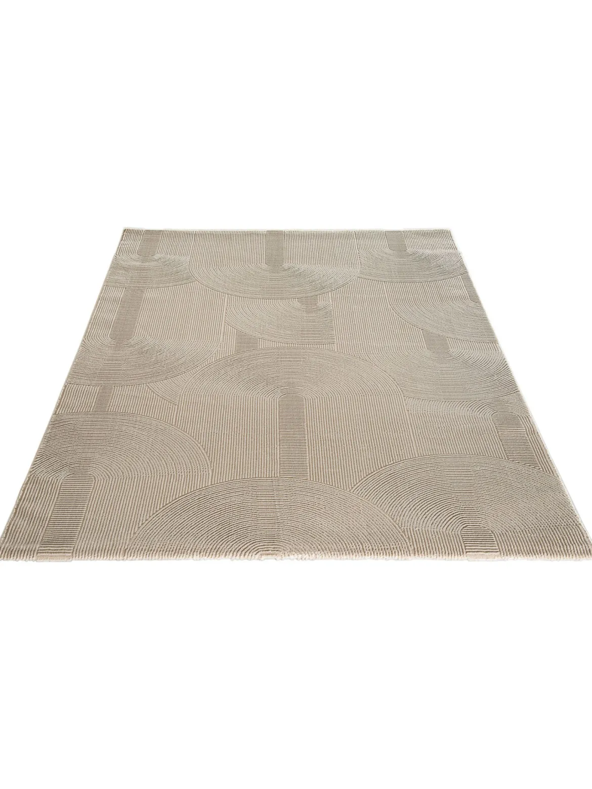 Biarritz Moderner Teppich, Taupe