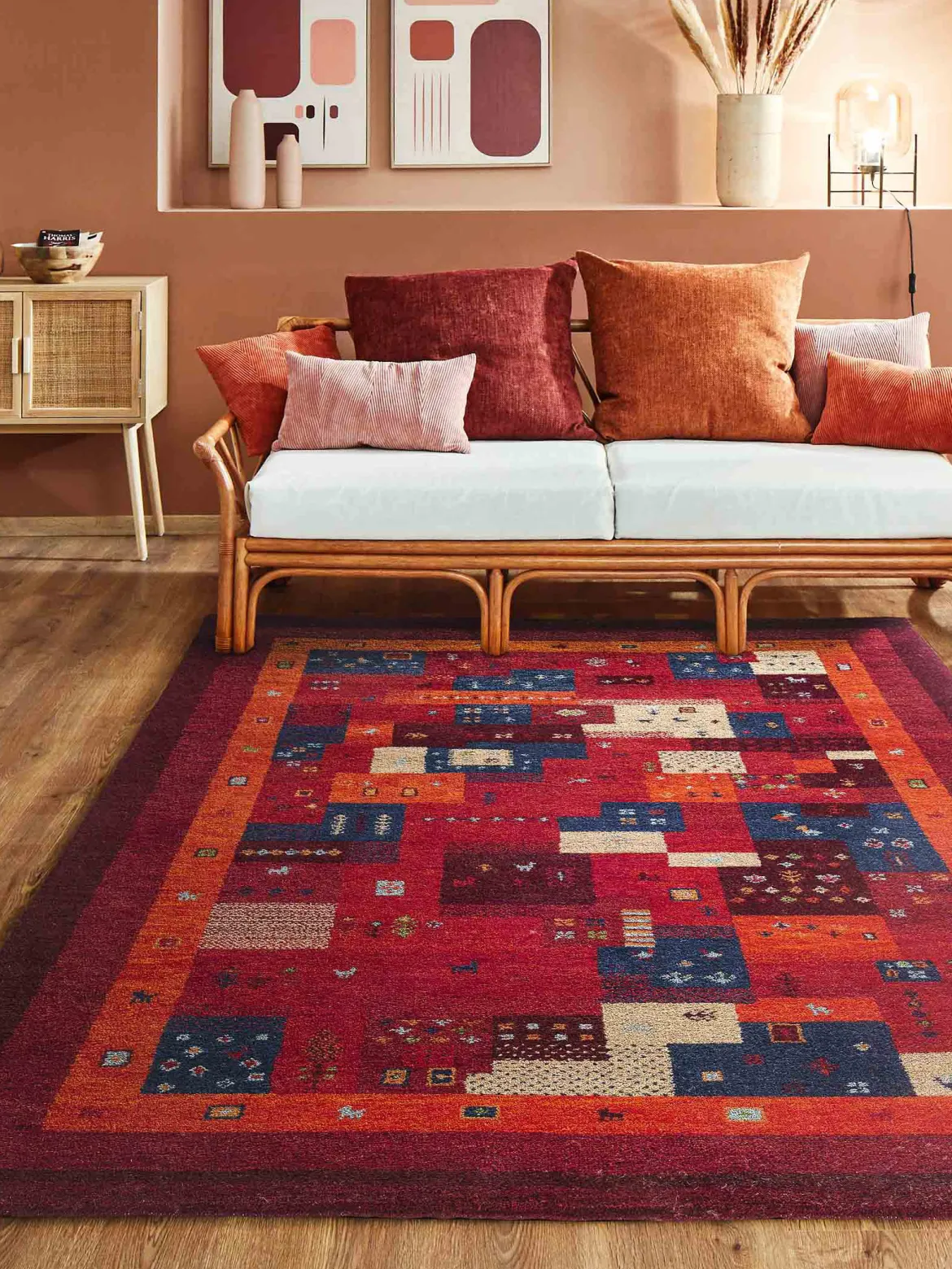 Bikapur Gabbeh-Teppich, Multired