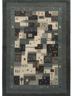 Bikapur Gabbeh-Teppich, Multiblue