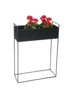 Blumenkasten Pflanztopf, Schwarz